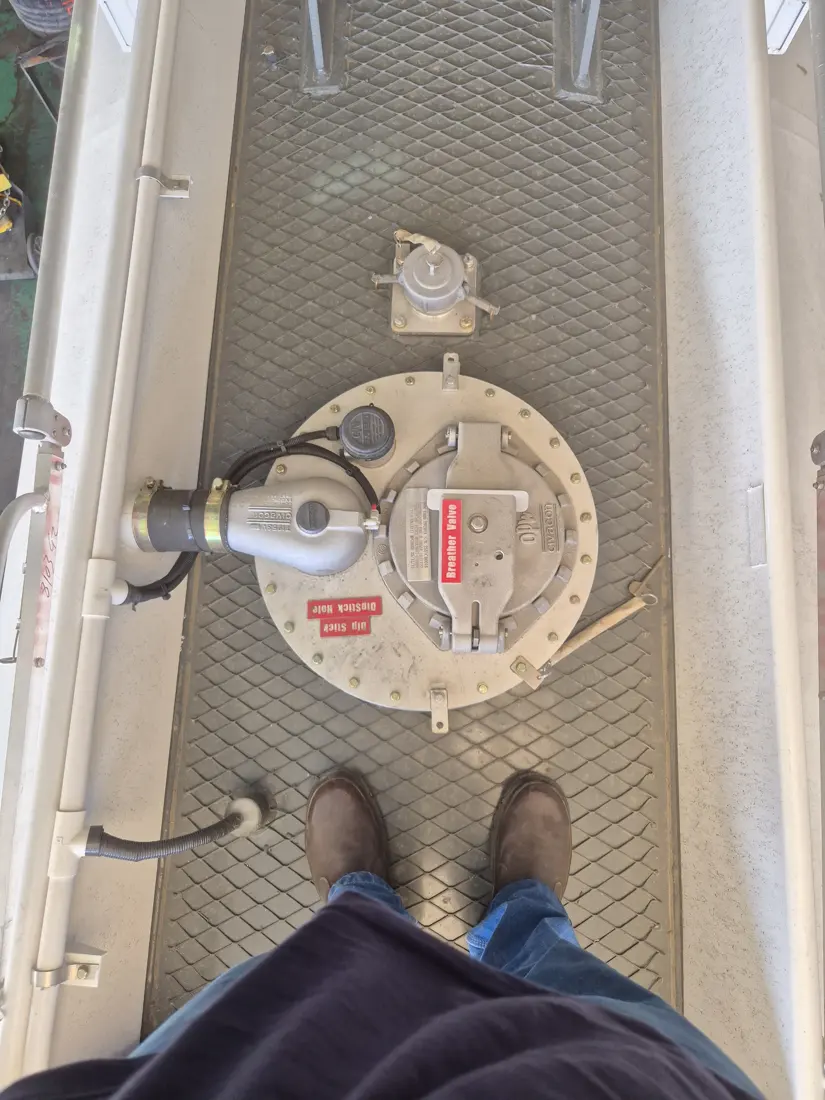 FuelPortal fuel monitoring hardware installed on site