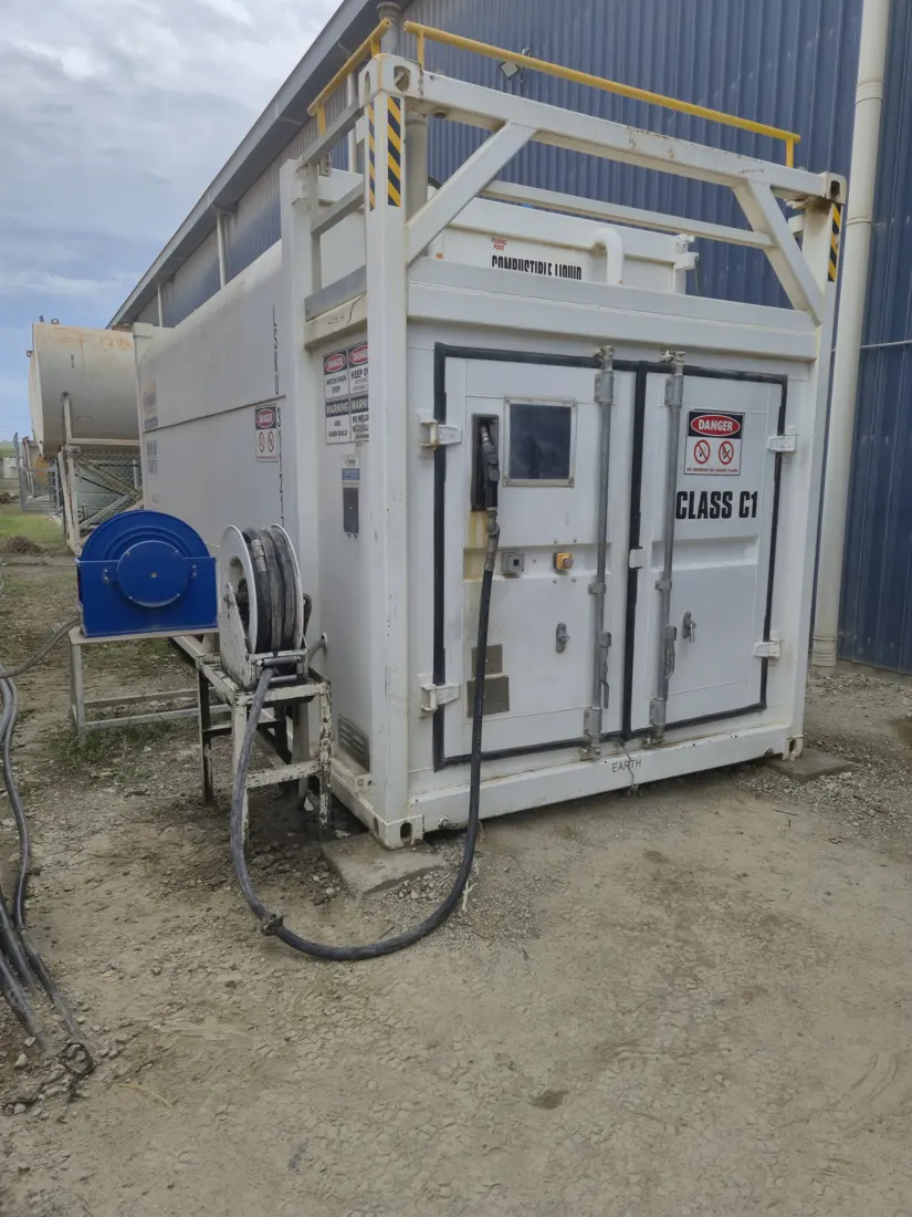 FuelPortal fuel monitoring hardware installed on site
