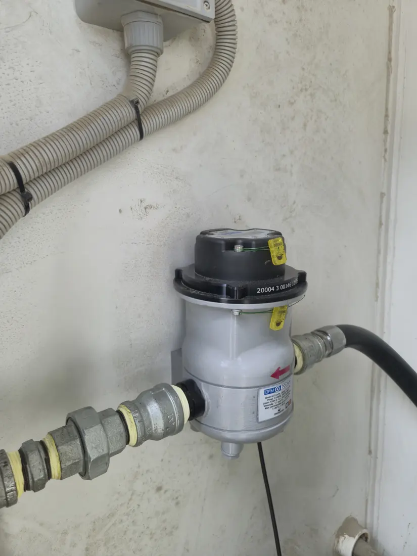 FuelPortal fuel monitoring hardware installed on site