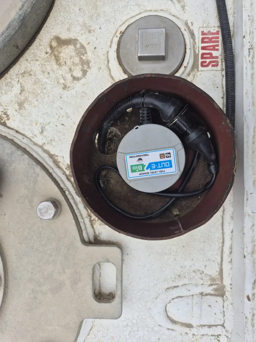 FuelPortal fuel monitoring hardware installed on site